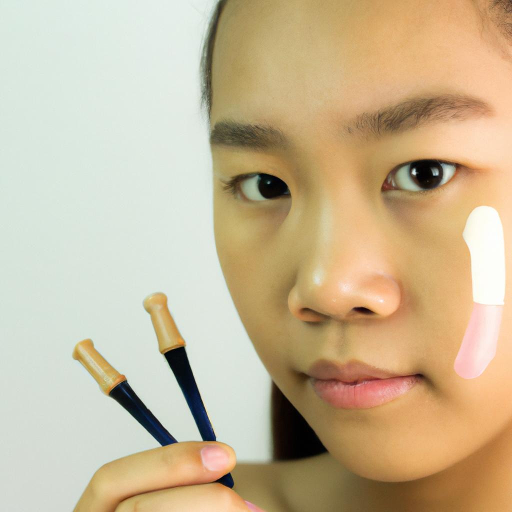 Enhancing Natural Beauty with Highlighter and Concealer