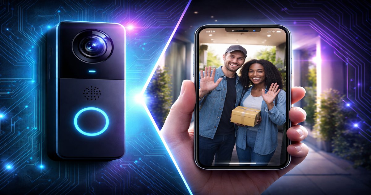 philips hue doorbell in use