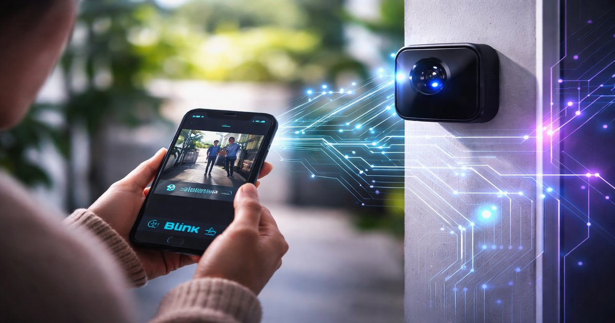 blink camera in use